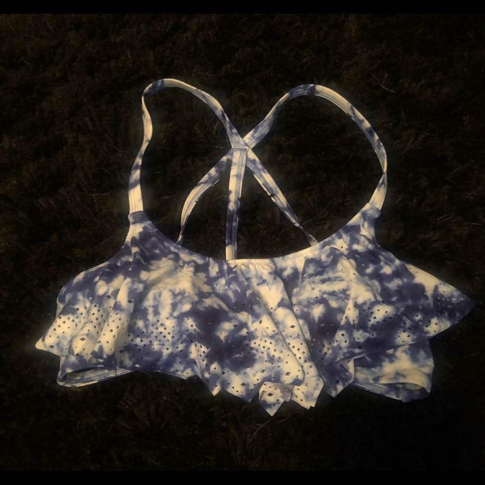 tie dye bikini top